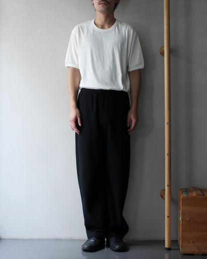 ssstein/W/CA FLEECE TWIST PANTS "BLACK"