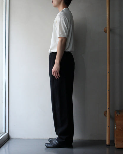 ssstein/W/CA FLEECE TWIST PANTS "BLACK"