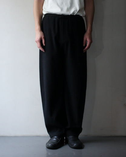 ssstein/W/CA FLEECE TWIST PANTS "BLACK"