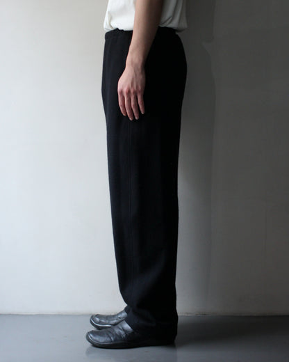 ssstein/W/CA FLEECE TWIST PANTS "BLACK"