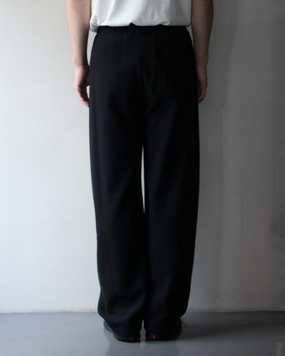 ssstein/W/CA FLEECE TWIST PANTS "BLACK"