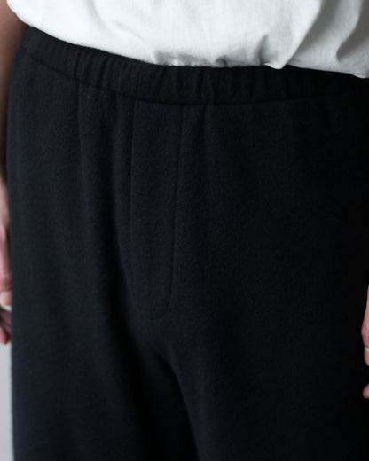 ssstein/W/CA FLEECE TWIST PANTS "BLACK"