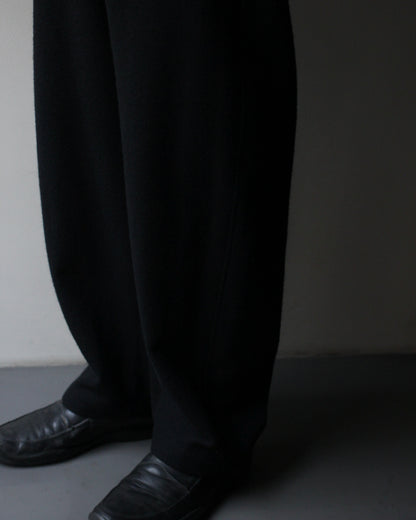 ssstein/W/CA FLEECE TWIST PANTS "BLACK"