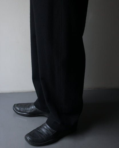ssstein/W/CA FLEECE TWIST PANTS "BLACK"