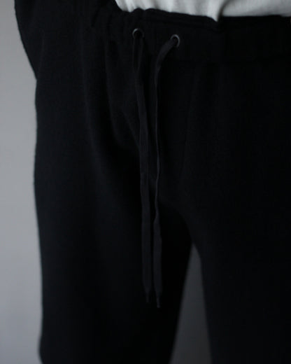 ssstein/W/CA FLEECE TWIST PANTS "BLACK"