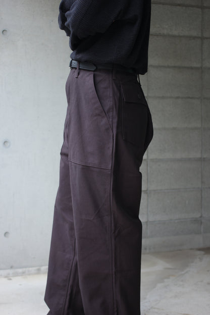 TUKI/0152baker pants "grape"