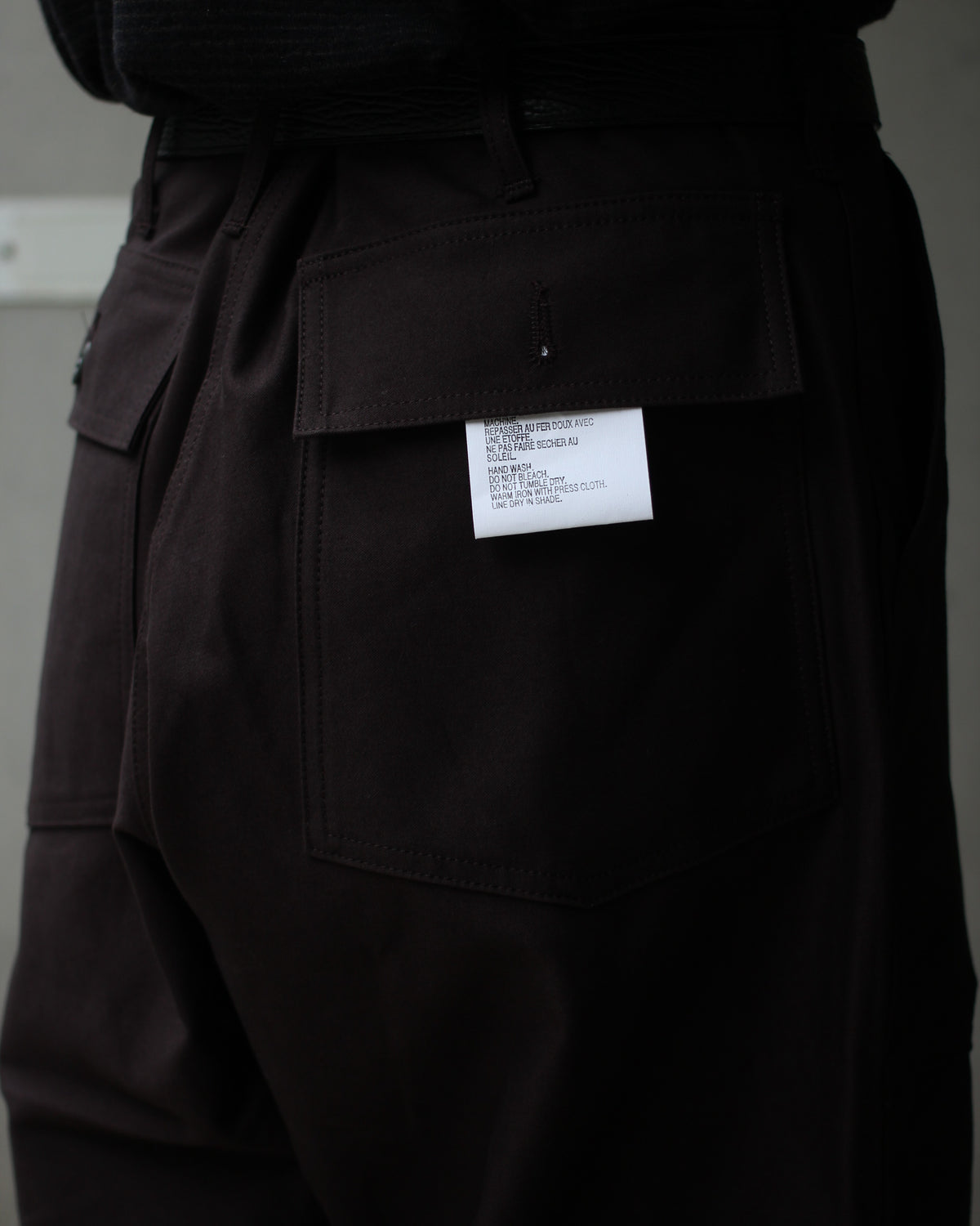 TUKI/0152baker pants "grape"
