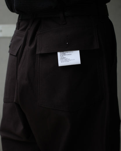 TUKI/0152baker pants "grape"