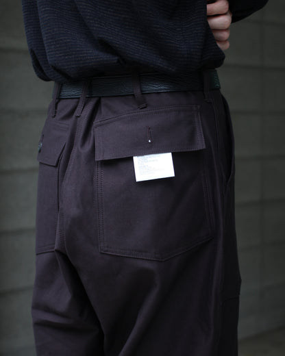 TUKI/0152baker pants "grape"