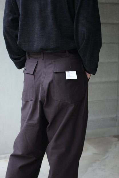 TUKI/0152baker pants "grape"