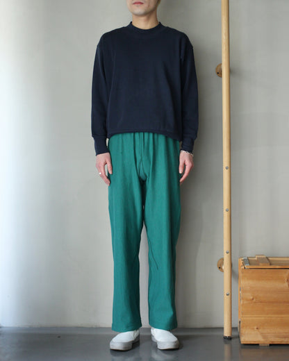 ULTERIOR/FADED SILKY TERRY RW SWEAT PANTS "PEPPER GREEN"