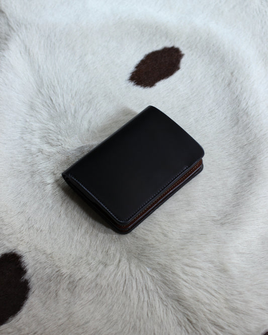 forme/Post wallet Cordovan×DOUBLE "Black×Brown"
