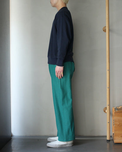 ULTERIOR/FADED SILKY TERRY RW SWEAT PANTS "PEPPER GREEN"