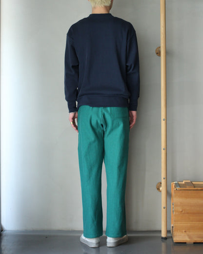 ULTERIOR/FADED SILKY TERRY RW SWEAT PANTS "PEPPER GREEN"
