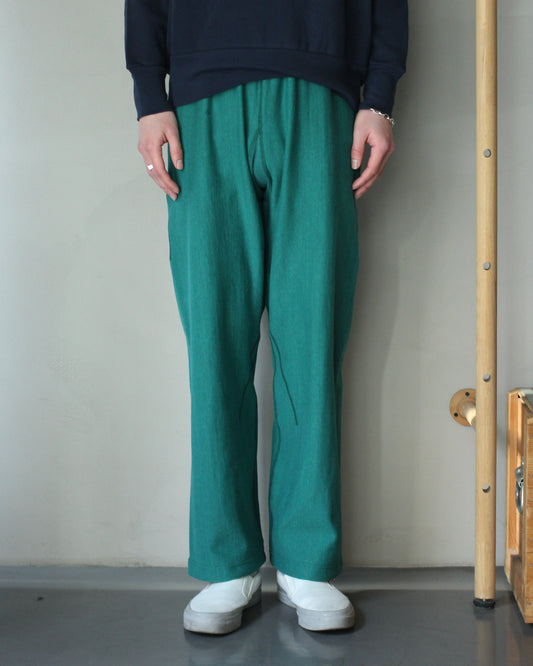 ULTERIOR/FADED SILKY TERRY RW SWEAT PANTS "PEPPER GREEN"