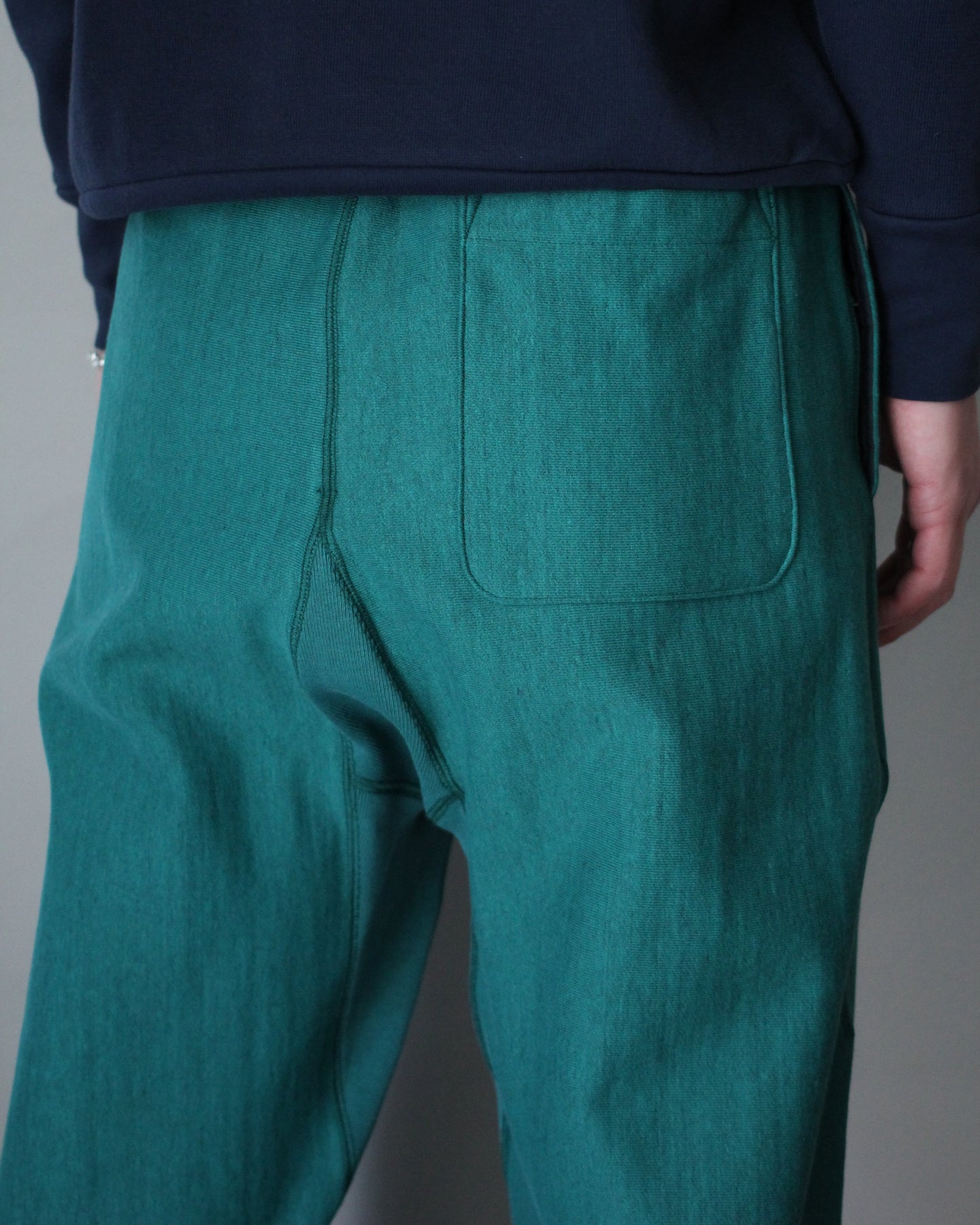 ULTERIOR/FADED SILKY TERRY RW SWEAT PANTS "PEPPER GREEN"