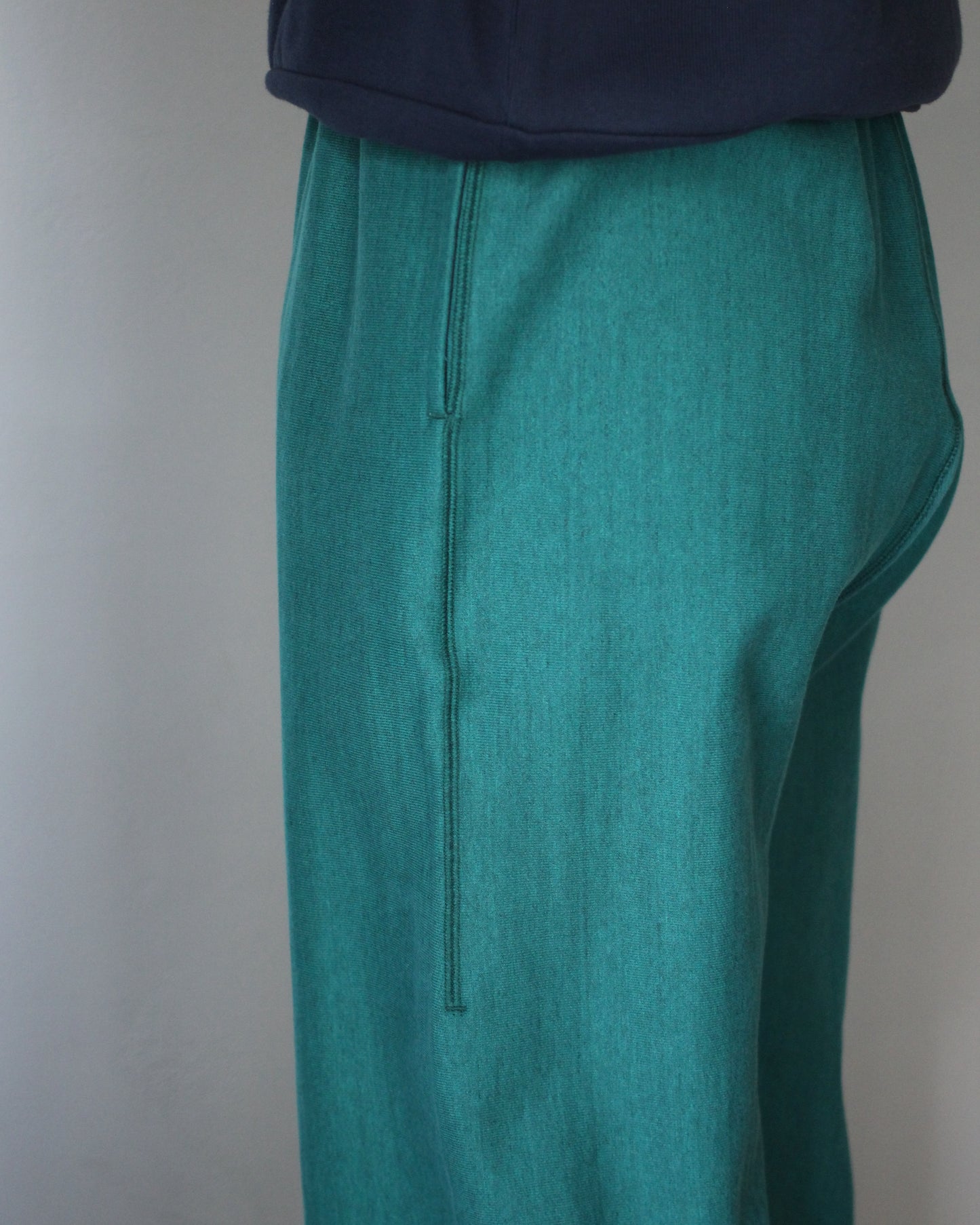 ULTERIOR/FADED SILKY TERRY RW SWEAT PANTS "PEPPER GREEN"