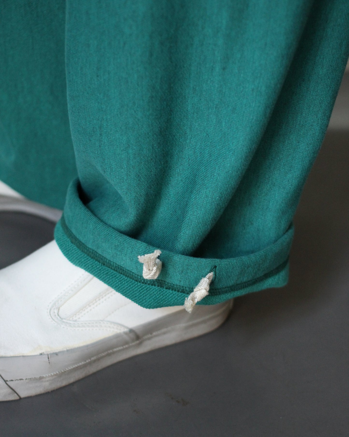 ULTERIOR/FADED SILKY TERRY RW SWEAT PANTS "PEPPER GREEN"