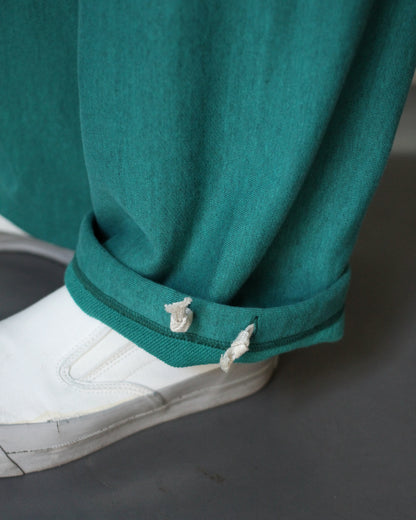 ULTERIOR/FADED SILKY TERRY RW SWEAT PANTS "PEPPER GREEN"