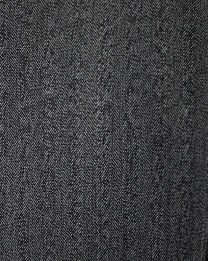 ULTERIOR/WOOL WASHI HERRINGBONE DB JKT "BLACK"