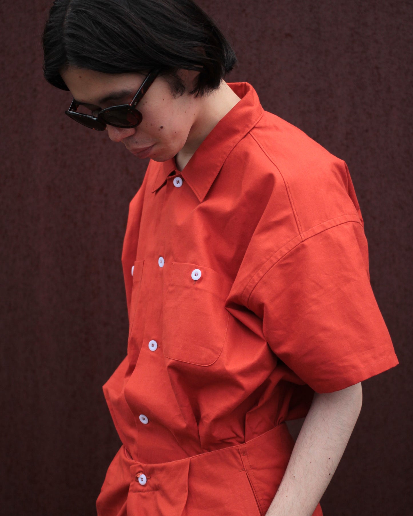 TUKI/blouse "Dull Orange"