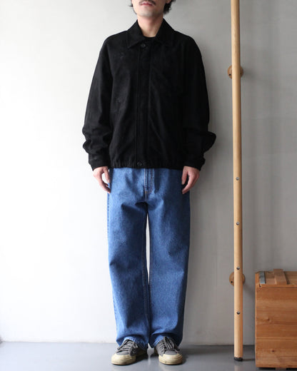ssstein/GOAT SUEDE ZIP JACKET "BLACK"