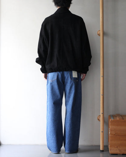 ssstein/GOAT SUEDE ZIP JACKET "BLACK"