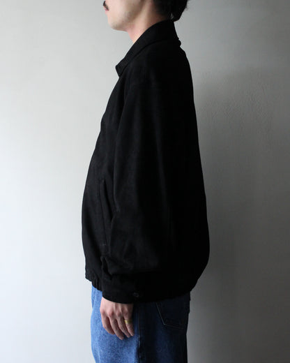 ssstein/GOAT SUEDE ZIP JACKET "BLACK"