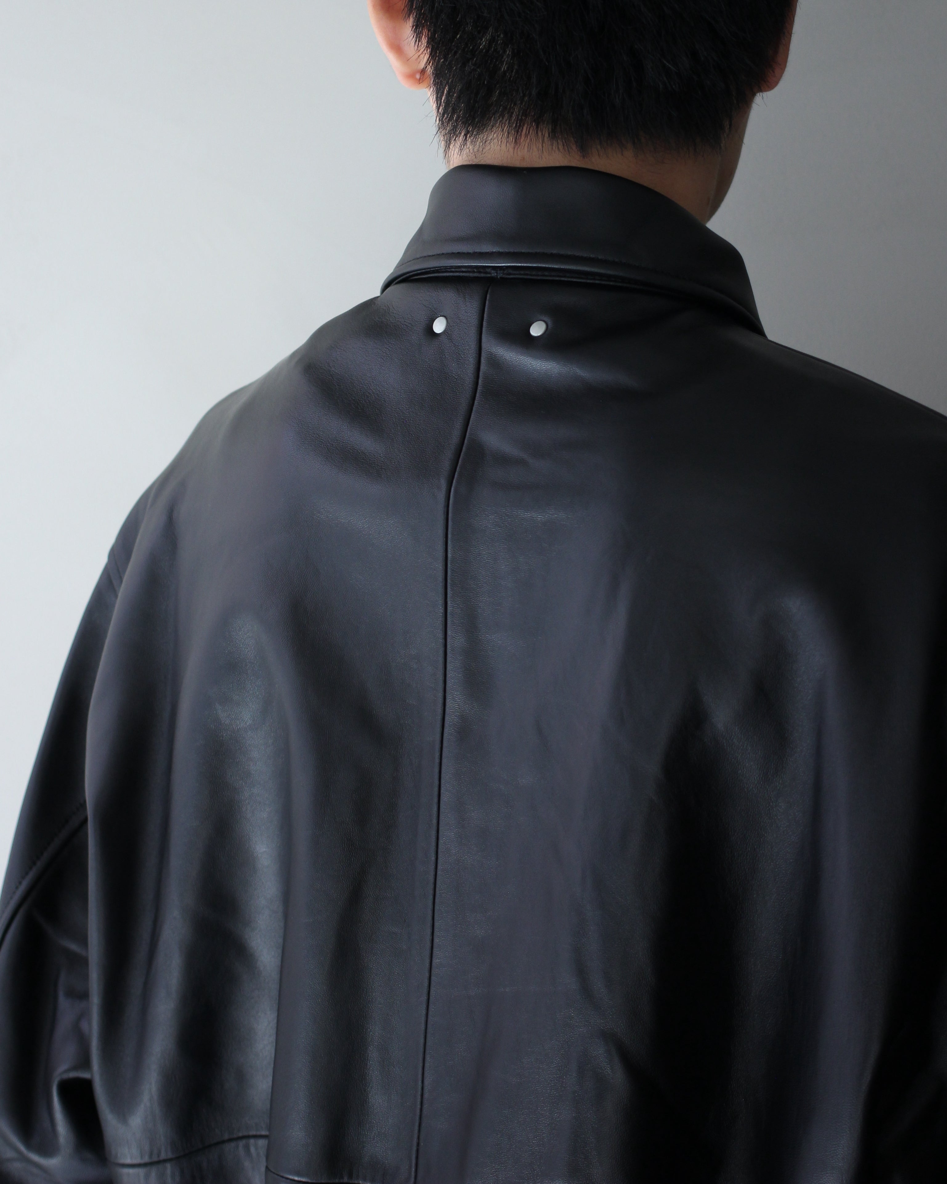 ssstein/SHEEP LEATHER FLIGHT JACKET 