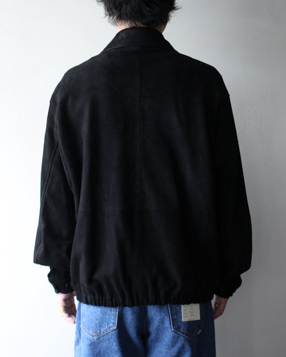 ssstein/GOAT SUEDE ZIP JACKET "BLACK"