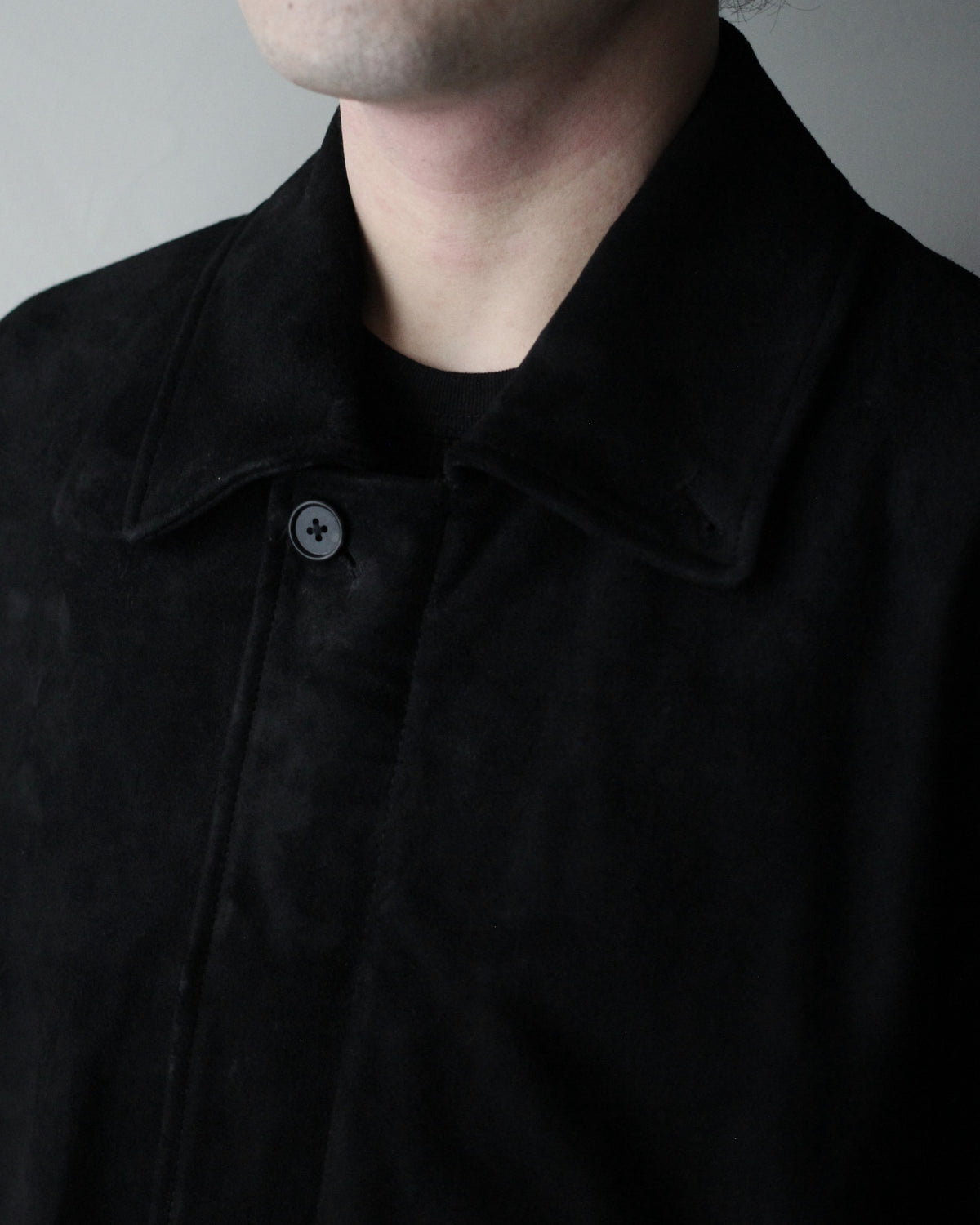 ssstein/GOAT SUEDE ZIP JACKET "BLACK"