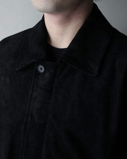 ssstein/GOAT SUEDE ZIP JACKET "BLACK"