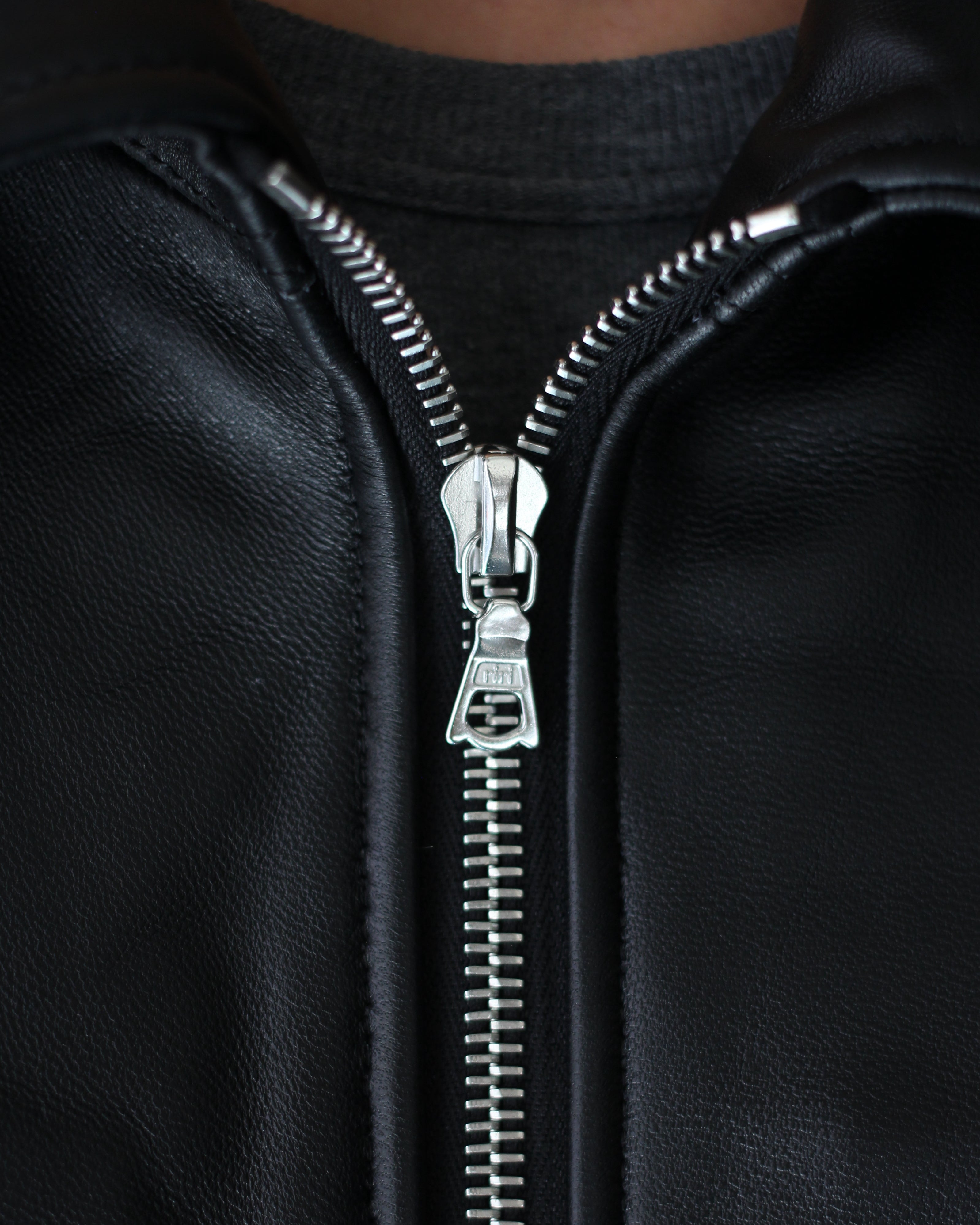 ssstein/SHEEP LEATHER FLIGHT JACKET 
