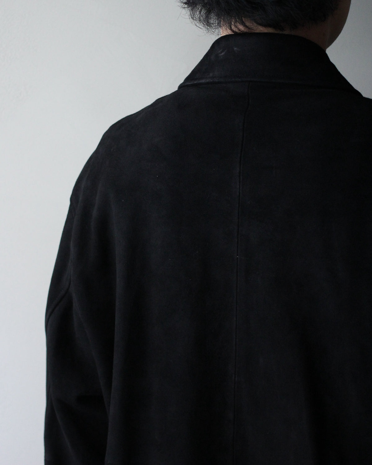 ssstein/GOAT SUEDE ZIP JACKET "BLACK"