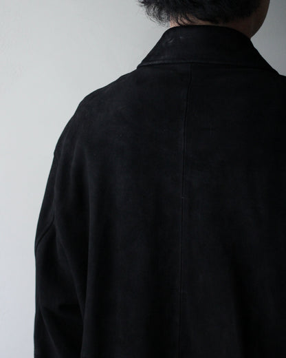 ssstein/GOAT SUEDE ZIP JACKET "BLACK"