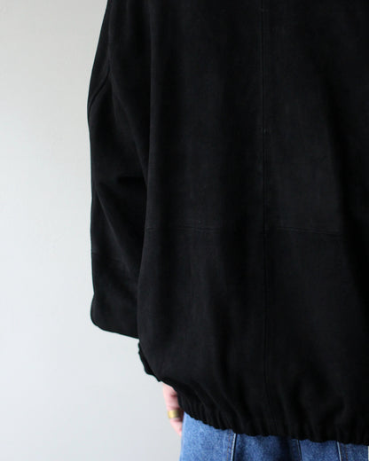 ssstein/GOAT SUEDE ZIP JACKET "BLACK"