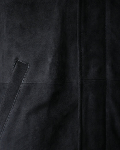 ssstein/GOAT SUEDE ZIP JACKET "BLACK"