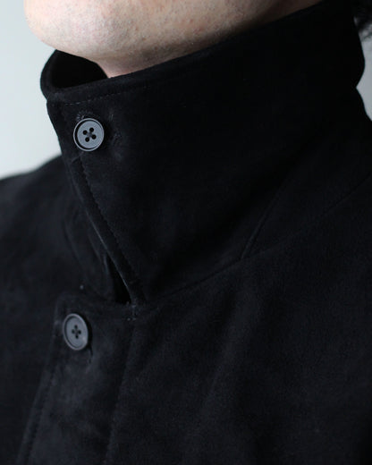 ssstein/GOAT SUEDE ZIP JACKET "BLACK"