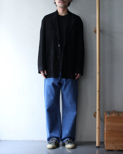 ssstein/GOAT SUEDE BLAZER "BLACK"