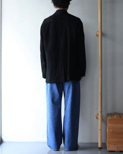 ssstein/GOAT SUEDE BLAZER "BLACK"