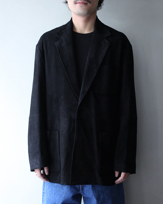 ssstein/GOAT SUEDE BLAZER "BLACK"