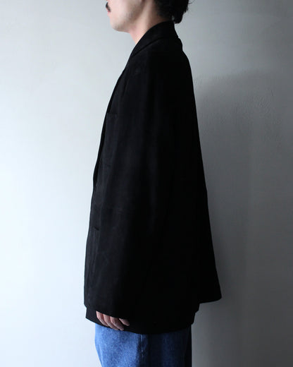 ssstein/GOAT SUEDE BLAZER "BLACK"