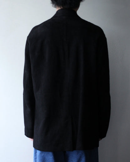 ssstein/GOAT SUEDE BLAZER "BLACK"