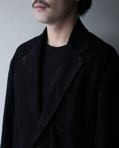 ssstein/GOAT SUEDE BLAZER "BLACK"