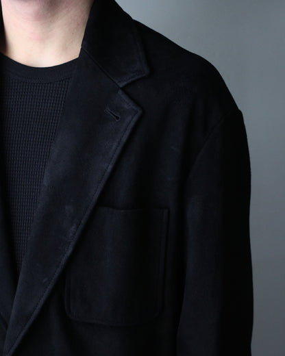 ssstein/GOAT SUEDE BLAZER "BLACK"