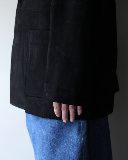 ssstein/GOAT SUEDE BLAZER "BLACK"