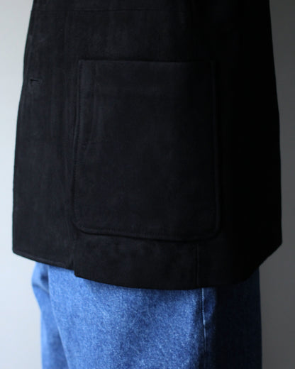 ssstein/GOAT SUEDE BLAZER "BLACK"