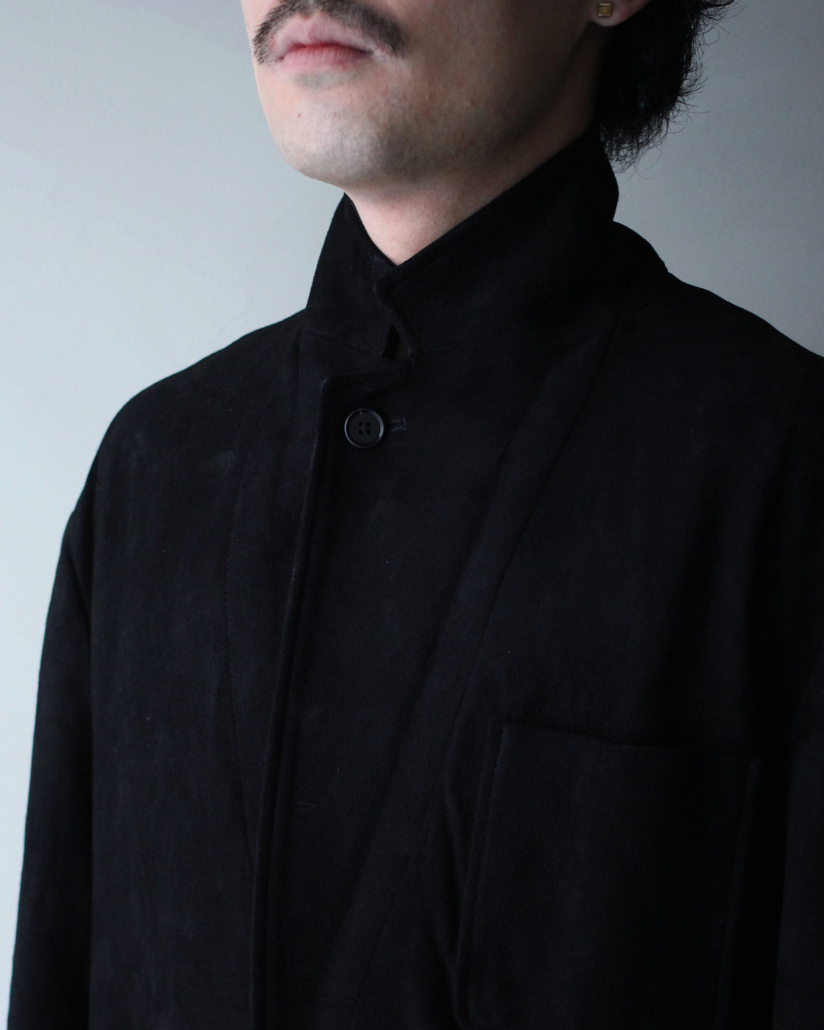 ssstein/GOAT SUEDE BLAZER "BLACK"