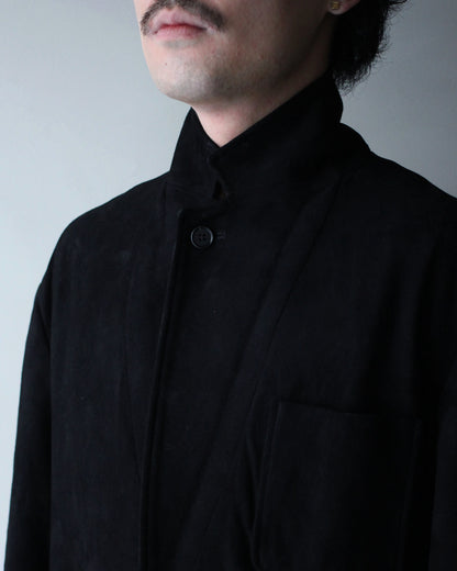 ssstein/GOAT SUEDE BLAZER "BLACK"