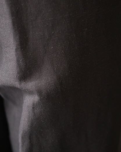 ssstein/VIS/LI/RA TWILL EASY LONG WIDE TROUSERS "KHAKI BROWN"